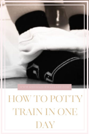 Potty Training in ONE single day! This method works! But there's one thing you MUST know first! |Mom of 6 Meg Wallace shares all the secrets and steps to potty train in ONE day | meg Marie Wallace