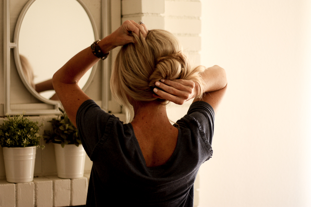 the "marie" updo by meg marie wallace; easy 3 step updo