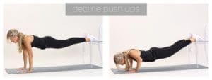 decline push ups