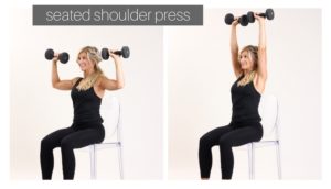 seated shoulder press