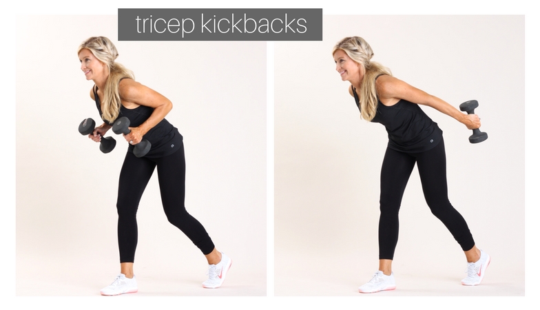 tricep kickbacks | meg marie fitness | fit for a purpose 