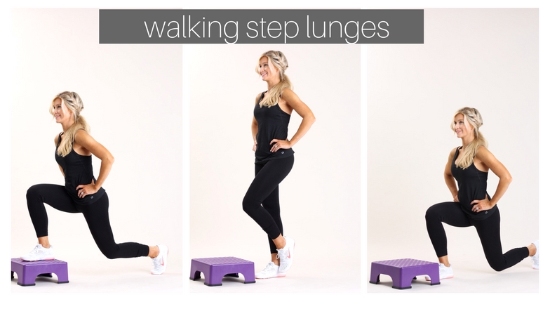 walking step lunges