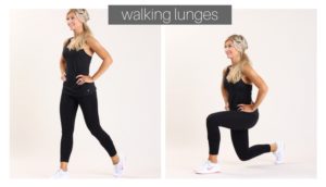 walking lunges
