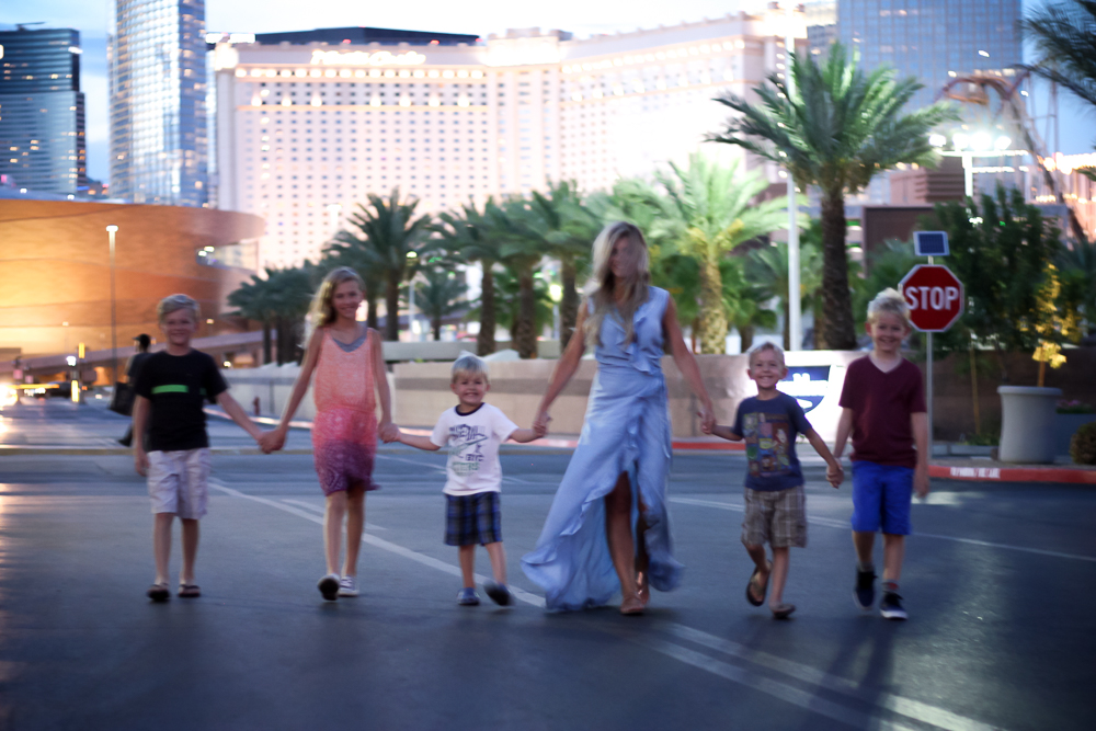 Vegas | Excalibur | blue ruffle dress | meg marie wallace