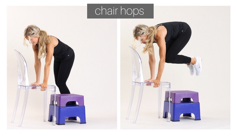 chair hops |week 10 | meg marie fitness | fit for a purpose