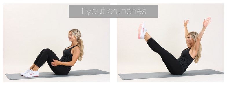 flyout crunches | meg marie fitness | 12 week free workout plan