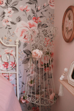 Kate's room with coloray decor | meg marie Wallace | wall paper | girls room